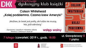 DKK - Colson Whitehead "Kolej podziemna.